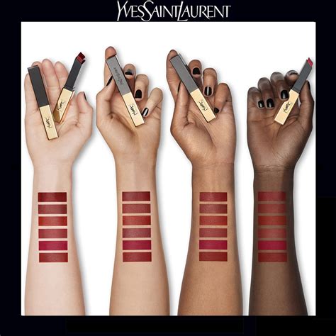 rossetti yves saint laurent mat|Rouge Pur Couture The Slim Rossetto Mat N°1 .